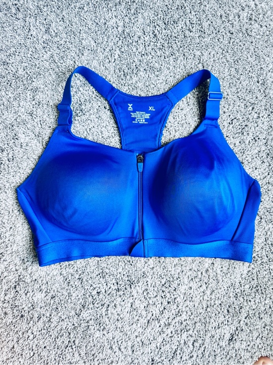 Xersion Other - Xersion Royal Blue Front-Zip Racerback Sports Bra